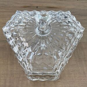 Crystal Heart-Shaped Decorative Box